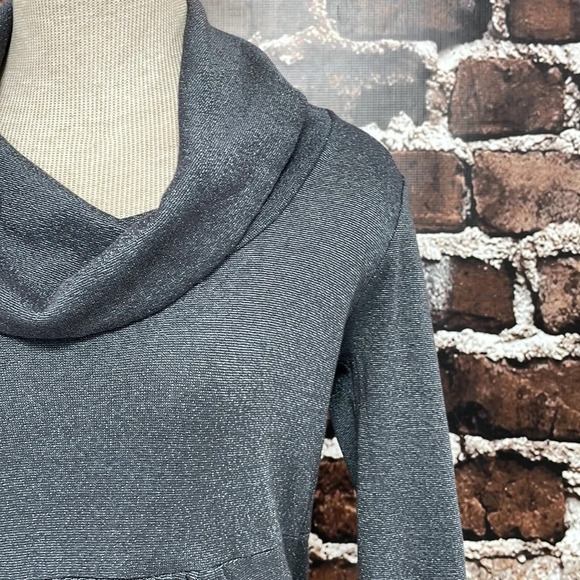 Michael Stars Dress Maternity Cowl Neck Grey Knit Size Small - Picture 3 of 11